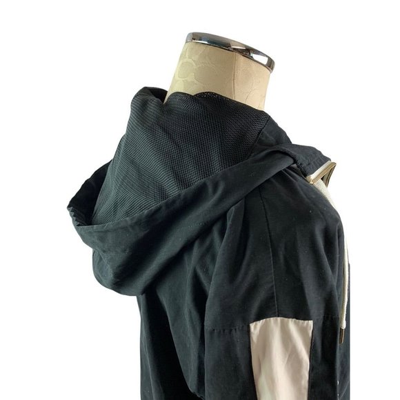 Small Forever 21 "Los Angeles" Women's Black Pull Over Hooded Jacket - Picture 6 of 8